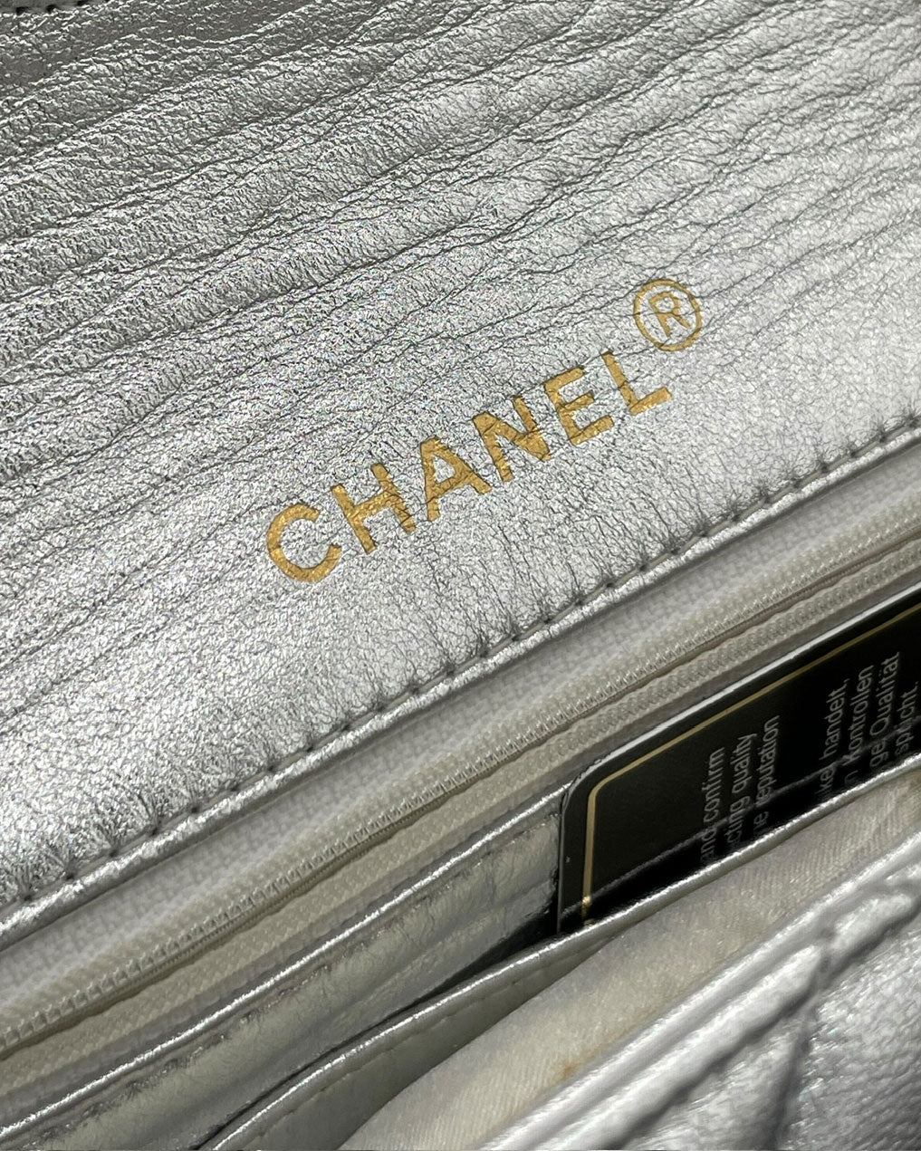 CHANEL MINI SQUARE VINTAGE SILVER