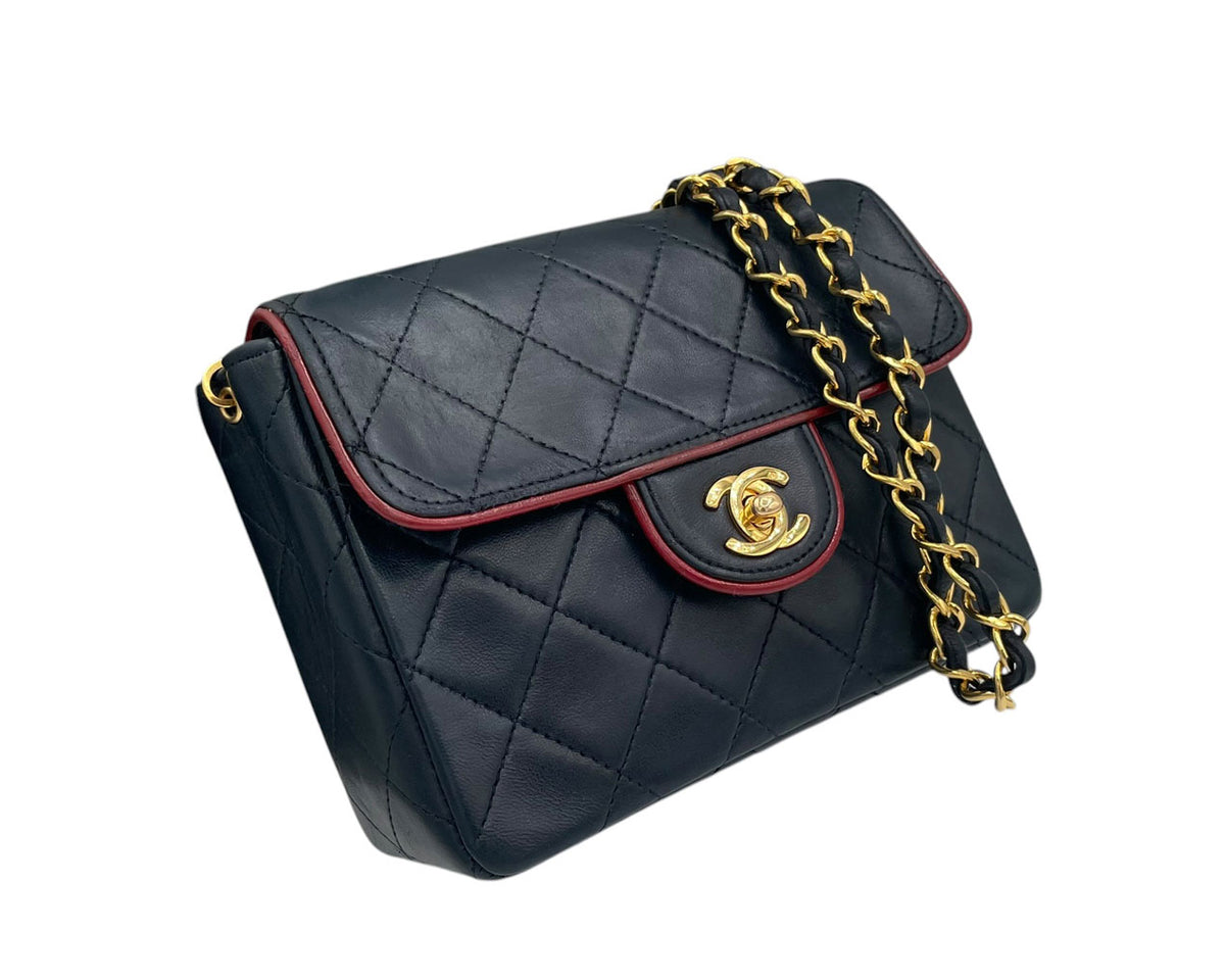 CHANEL MINI SQUARE  BLUE
