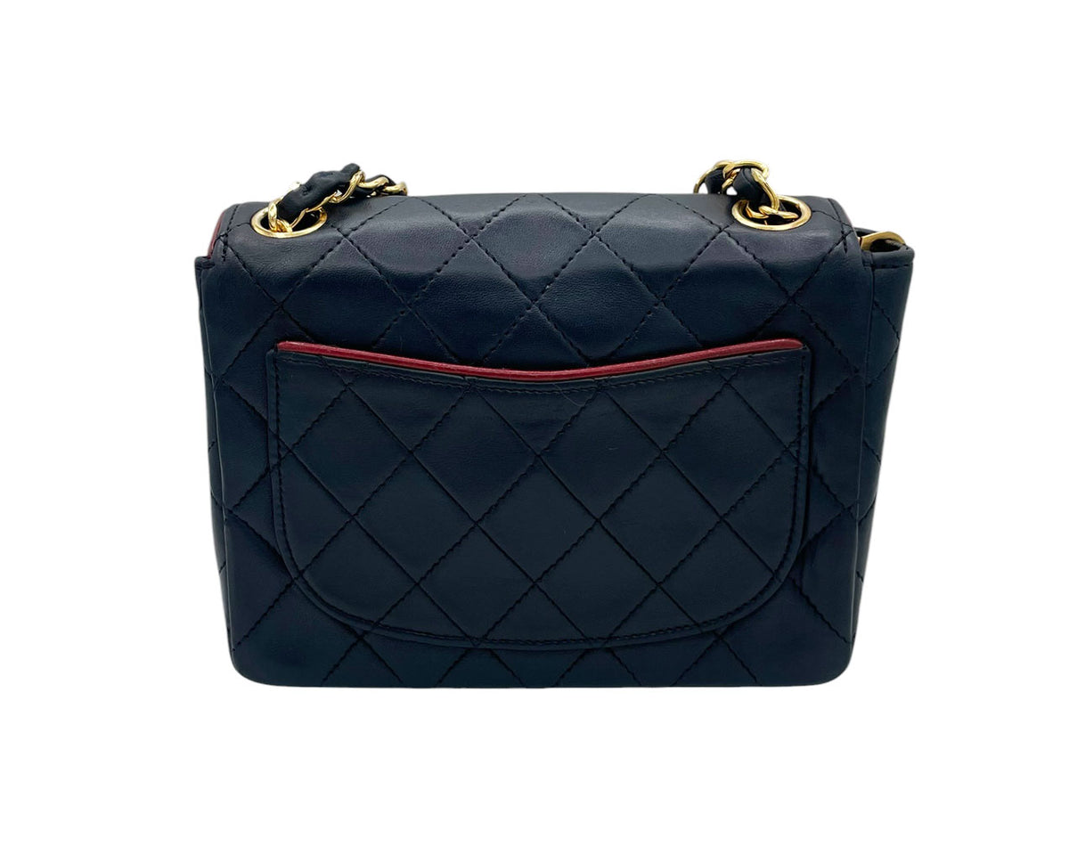 CHANEL MINI SQUARE  BLUE