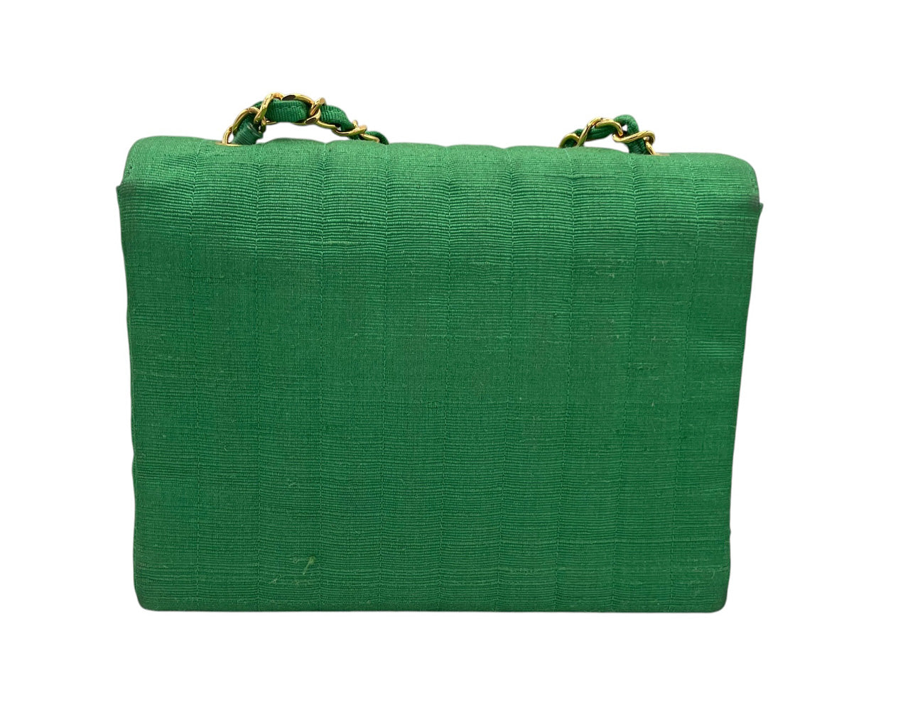 BORSA CHANEL IN LINO VERDE