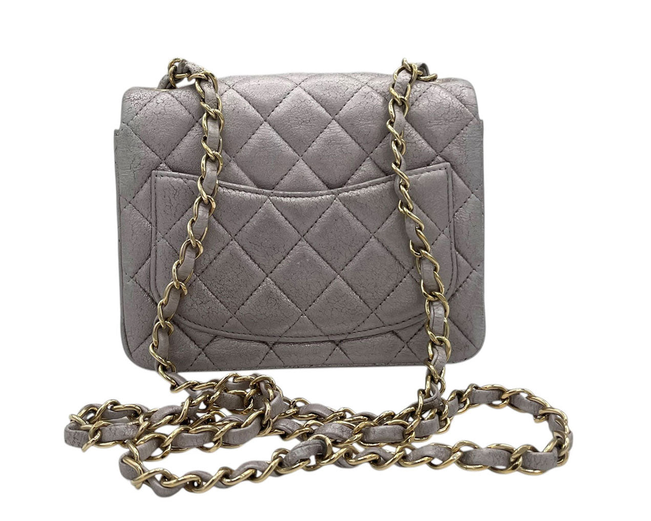 CHANEL IN METALLIC LILAC LEATHER