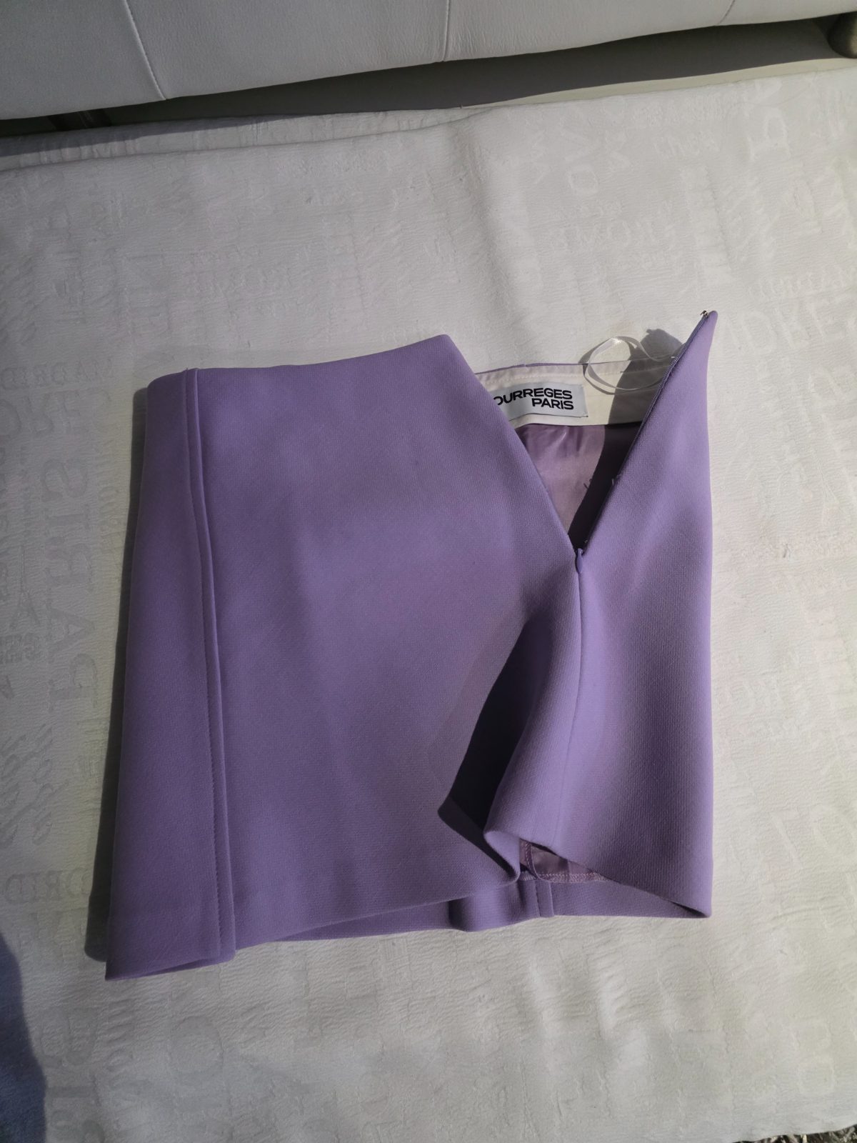 Jupe Courreges lila