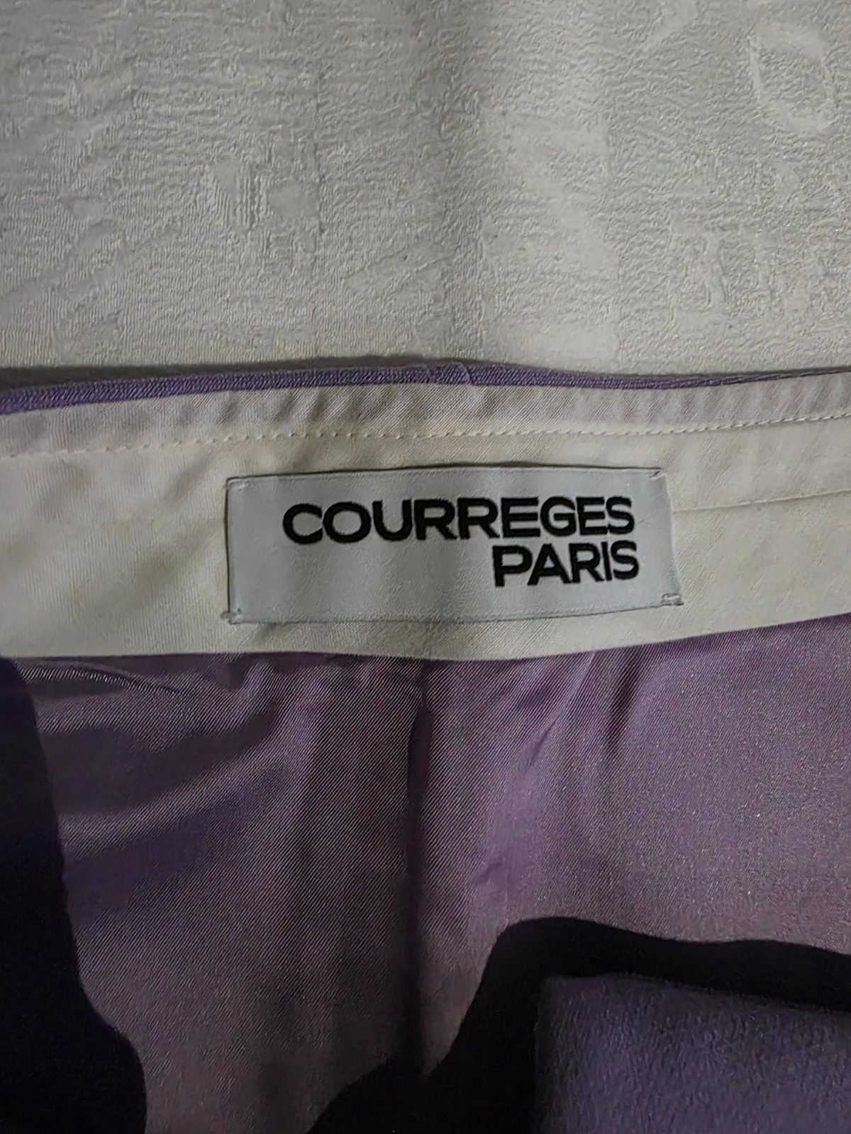 Jupe Courreges lila