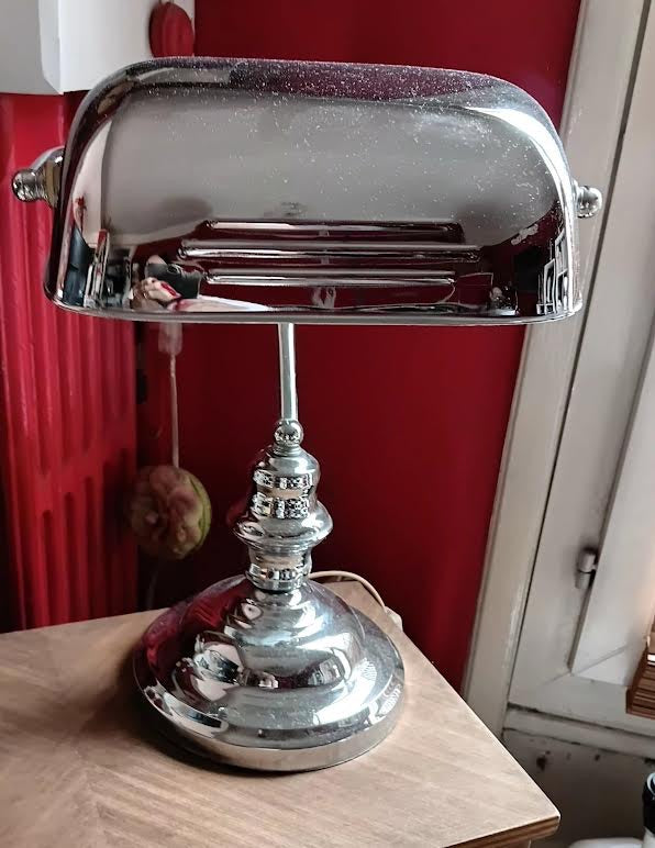 LAMPE design vintage  lampe de banquier ou de Notaire